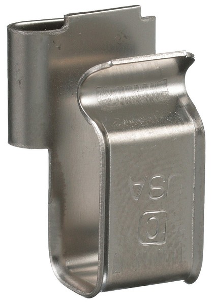 Kantfäste MEC100-90-2PV-C, RST 100st/påse, för 1,3-2,5mm panel