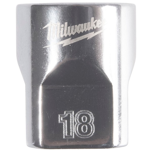 Hylsy 3/8'' 12-kulma lyhyt 18mm Milwaukee 4932498810