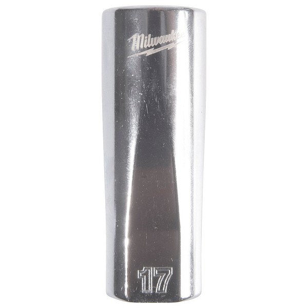 Hylsy 3/8'' 12-kulma pitkä 17mm Milwaukee 4932498821