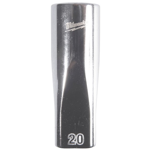 Hylsy 1/2'' 12-kulma pitkä 20mm Milwaukee 4932498841