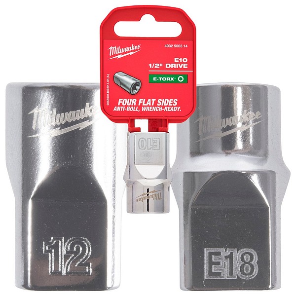 Milwaukee 1/2" Torx-E hylsyt  