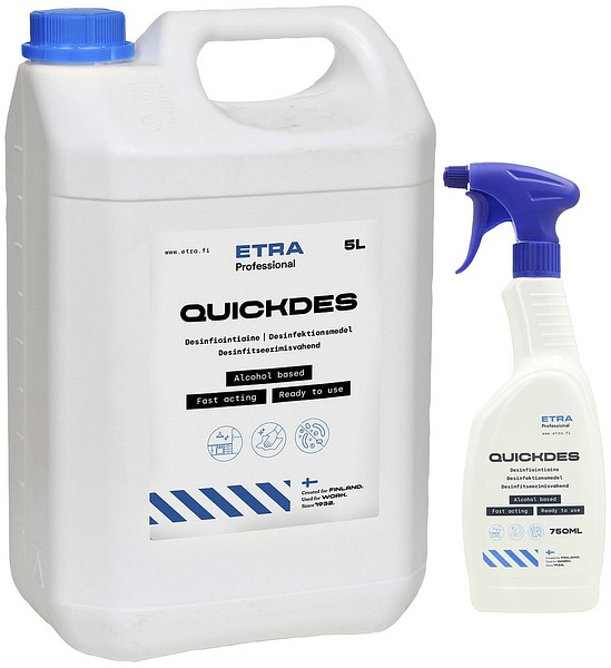 Etra QuickDes universal desinfektionsmedel  