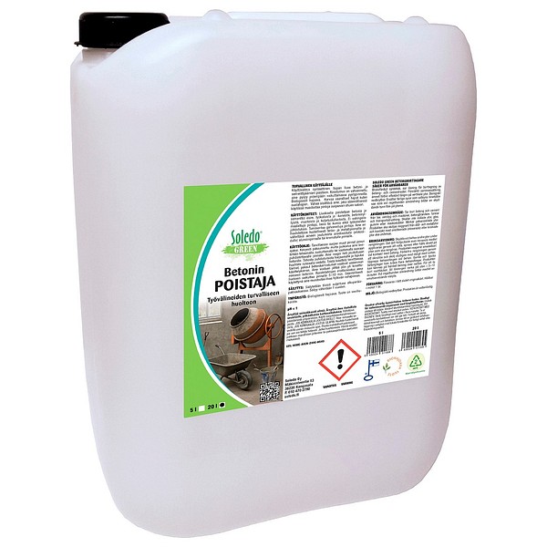 Soledo concrete remover Green 20L 5020-G20 contains wax