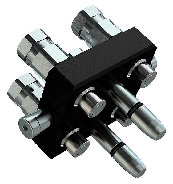 2P404-4-14G M C 4 X 1/4'' MULTIFASTER LIIKUTELTAVA OSA