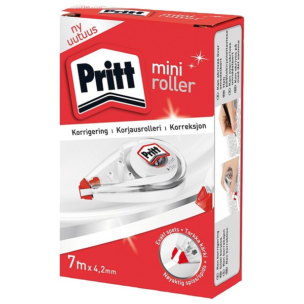 PRITT Correction Roller Mini 4,2 mm x 7m 10pcs/box