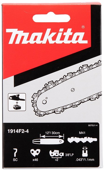 Sågkedja -46, 3/8'', 1,1 mm, 12'' Makita 1914F2-4