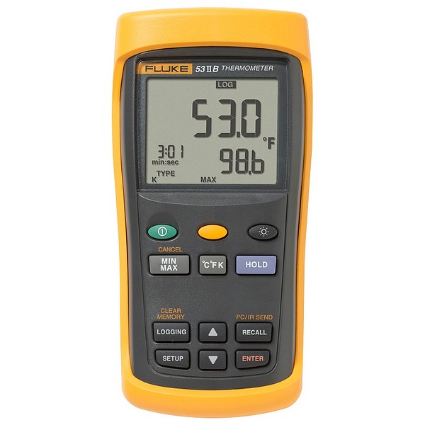 Fluke 53-2B thermometer 1-channel 60HZ  