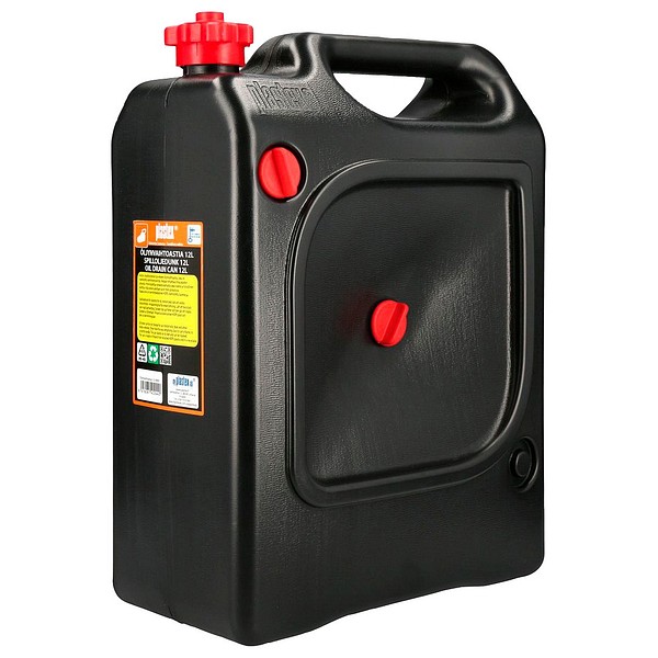 Öljynvaihtoastia 12L Plastex musta 8000 K40,5 x L30 x S16,5 cm