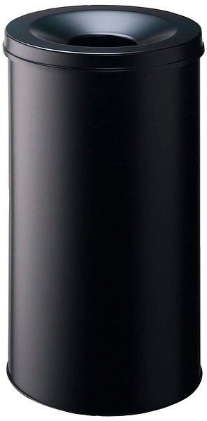 Trash can SAFE 60L black fire-safe 330701 662x375mm round
