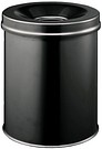 Trash can SAFE 15L black fire-safe