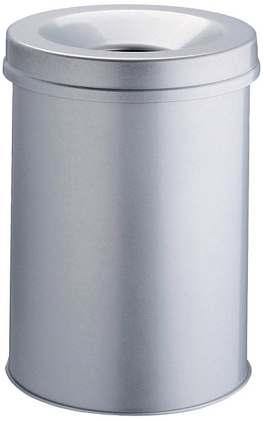 Trash can SAFE 30L grey fire-safe 330610 492x315mm round