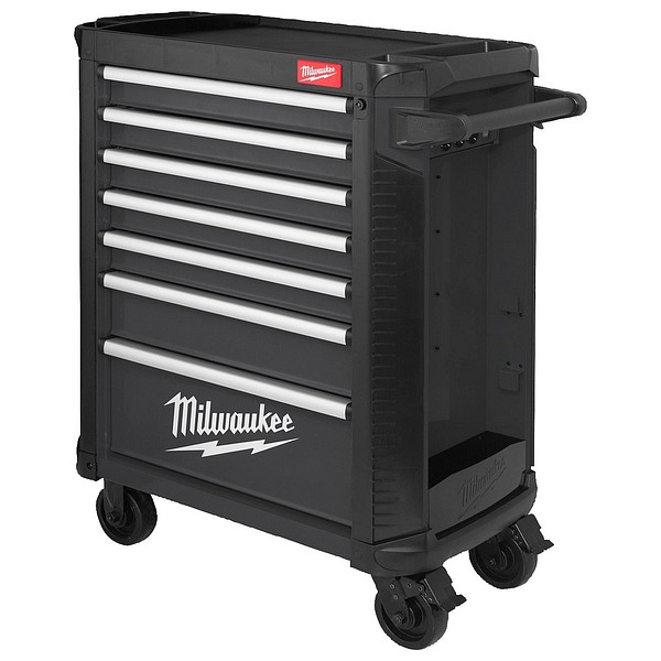 Verktygsvagn 78CM fylld 337DEL GRÅ Milwaukee 4932500745