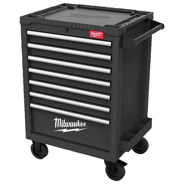 Verktygsvagn 69CM fylld 131DEL GRÅ Milwaukee 4932500741