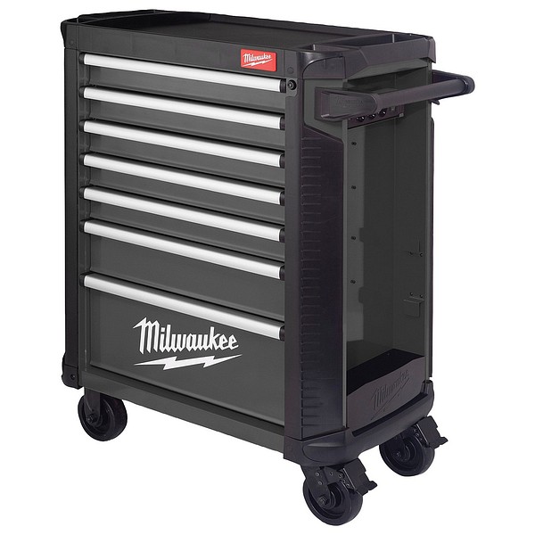 Verktygsvagn 78CM fylld 206DEL GRÅ Milwaukee 4932500744