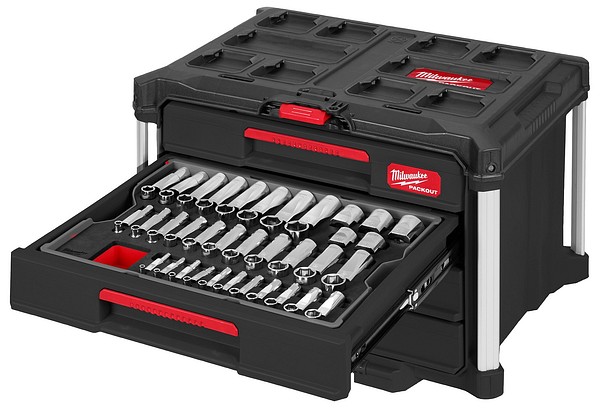 Hylsnyckel fylld PACKOUT 244DEL Milwaukee 4932501864