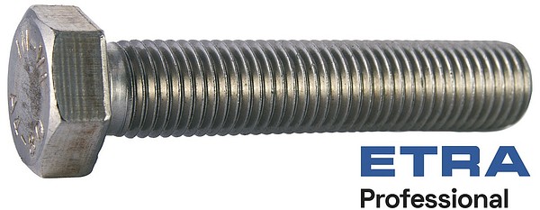 DIN 933 A4-80 M16x50 Kuusioruuvi Täyskierre haponkestävä 10kpl/ltk