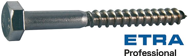 DIN 571 A4 8x100 Kansiruuvi Haponkestävä 25kpl/ltk