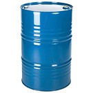 Steel barrel 216L with cork blue