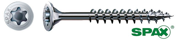SPAX Countersunk head C4 WIROX TX Partial thread  