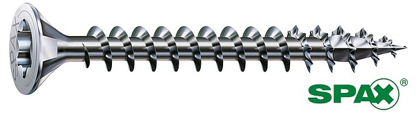 SPAX Universal screw Countersunk head TX A2 Full thread  