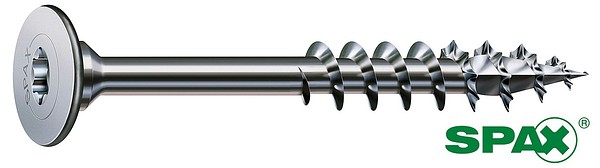 SPAX Construction screw nickled  