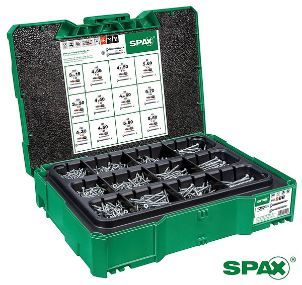 SPAX WIROX Lajitelmalaatikko systainer T-Loc salkku  