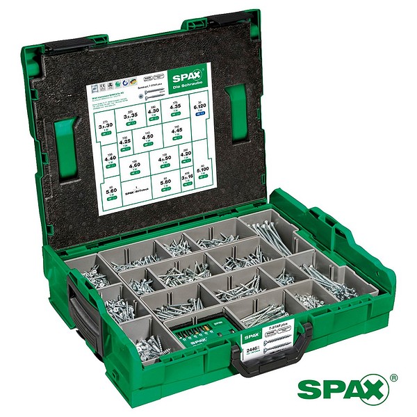 SPAX WIROX Lajitelmalaatikko L-BOXX salkku  