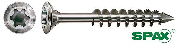 SPAX Facade screw A2 raised head  