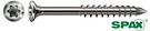 SPAX Facade screw A2 small head raised