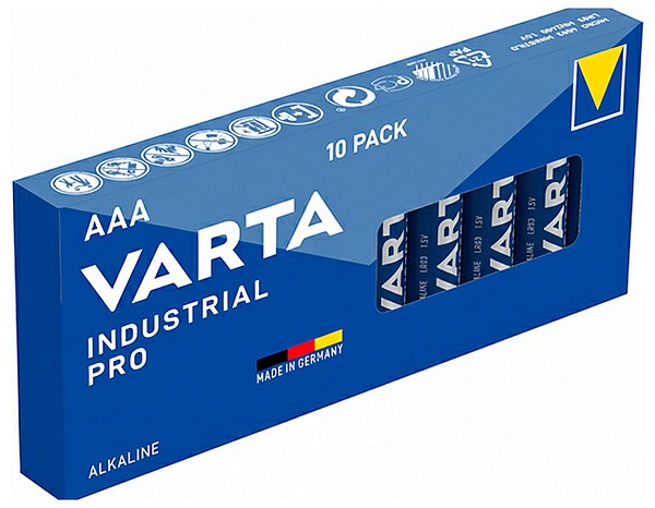 Industrial Pro AAA 10 Pcs Varta 4003211111 700förp/låda