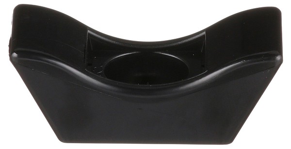 Mounting base TMEH-S8-C0, 42x19 100 pcs/bag, black