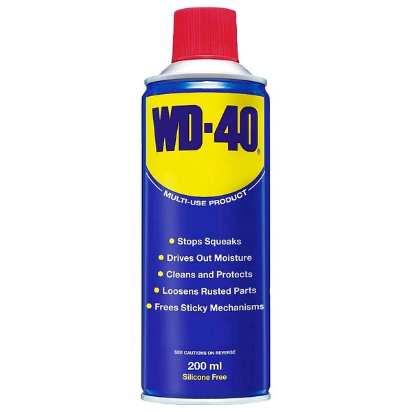 WD-40 Multispray 200ml WD200 allmänolja 12 st/låda