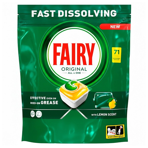 Fairy All-in-1 Original 71st/påse FT-71 diskmaskinstablett