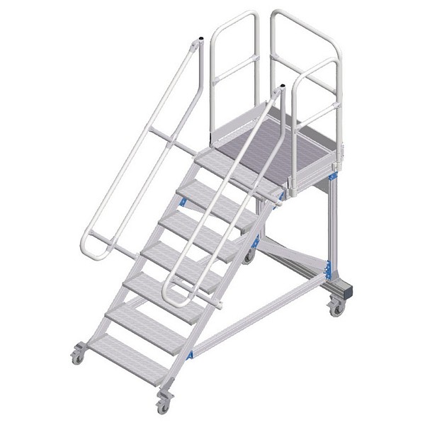Mobil plattformstrappa 800mm 7steg ZARGES 40255786