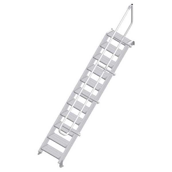 600mm trappa med räcke 11 steg ZARGES 40055250