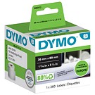 Dymo LW paper label 36mmx89mm