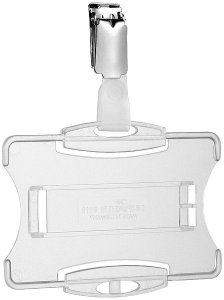 Kulkukorttikotelo 54x85mm klipsillä Durable 811819, 25 kpl/pak