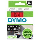 DYMO D1 9mmx7m svart/röd