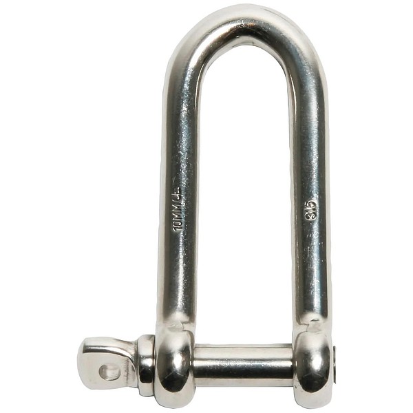 Long shackle M10 AISI 316 D-model HL SAKH10PITKA
