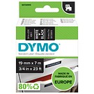 DYMO D1 19mmx7m vit/svart