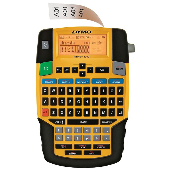 Dymo Rhino 4200 Label maker bärbar etikkettprinter