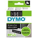 DYMO D1 12mmx7m vit/svart