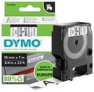 DYMO D1 19mmx7m svart/vit
