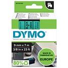 DYMO D1 9mmx7m svart/green