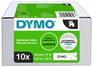 DYMO D1 12mmx7m svart/vit