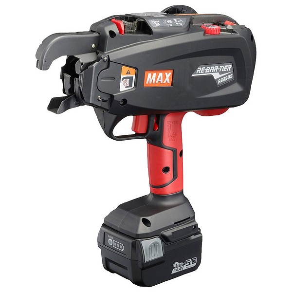Bindemaskin 39 mm MAX RB398S 2xbatteri, laddare,väska
