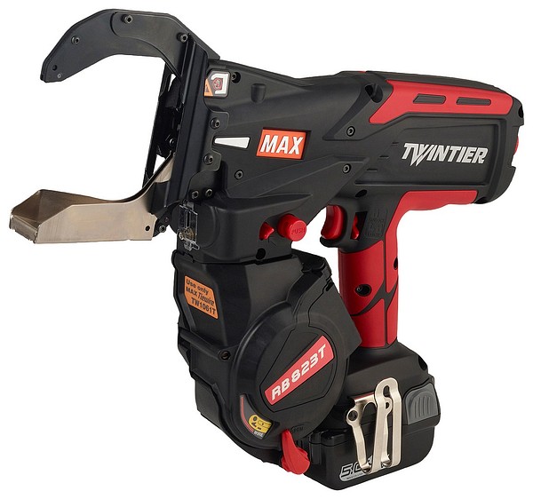 Bindemaskin 82 mm Twintier MAX RB823T, 2xbatteri,laddare,väska