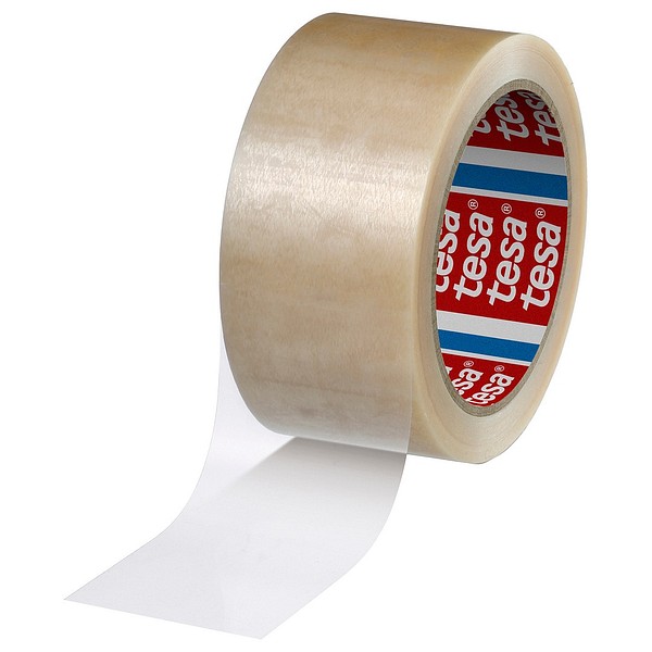 Tesa 4120 pakkausteippi 50mm/66m 36rll/ltk kirkas PVC kumiliima