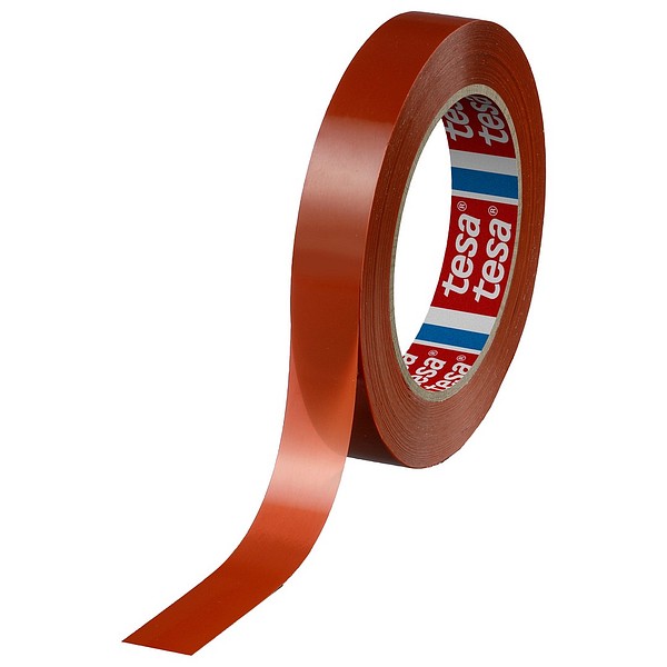Tesa 4287 EU PV10 25mm/66m orange 72 rullar/låda, MOPP-bindningstejp