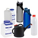 Canisters, bottles, caps and funnels